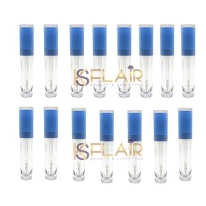 Blue 8ml Empty Lipgloss Tubes 15pcs